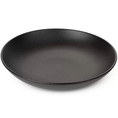 Тарелка суповая Domenik Rock Black 20 см DM8021 Тарелка суповая Domenik Rock Black 20 см DM8021