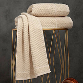  Полотенце 50х90 LORENZO махровое, бежевый 