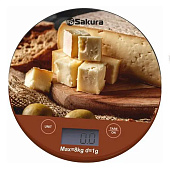 Весы кухонные электронные SA-6076CH 8кг сыр Весы кухонные электронные SA-6076CH 8кг сыр