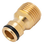 Адаптер латунный, 1/2", внешняя резьба// PALISAD , 66272 Адаптер латунный, 1/2", внешняя резьба// PALISAD , 66272