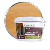  Лак в/д тонированный Лакра Дуб 2,5кг 