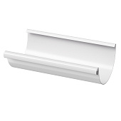  Желоб полукруглый 125/90 3м Optima, Белый Ral:9003 