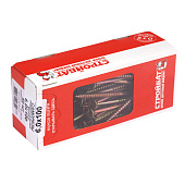  Саморезы универсальные желтые ШУж 6,0х100мм, потайная голова, 50шт 