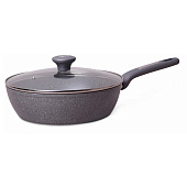  Сотейник 26х7.5см с крышкой 4276GR 