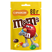 M&Ms с арахисом драже 80г M&Ms с арахисом драже 80г