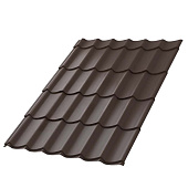 Металлочерепица МП Ламонтерра-X NormanMP 0,5х3250х1190мм RAL: 8017 шоколадно -коричневый Металлочерепица МП Ламонтерра-X NormanMP 0,5х3250х1190мм RAL: 8017 шоколадно -коричневый