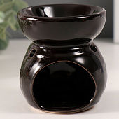  Аромалампа для эфирных масел «Геометрия и растительность», керамика, 7.5?8.5?9 см, МИКС 10693197 