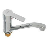  Смеситель для кухни с гайкой средний нос однорычажный 35 A4208 Accoona 