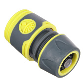 Соединитель для шланга 169-029 INBLOOM 1/2" с аквастопом, быстросъемный Соединитель для шланга 169-029 INBLOOM 1/2" с аквастопом, быстросъемный