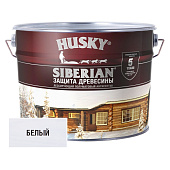 Антисептик HUSKY SIBERIAN полуматовый белая 9л Антисептик HUSKY SIBERIAN полуматовый белая 9л