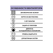 Вентилятор D100 "EURO 4A" автоматические жалюзи