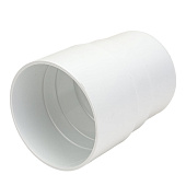 Муфта трубы ПВХ D125/82 белый /Технониколь Муфта трубы ПВХ D125/82 белый /Технониколь