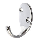 Крючок мебельный 04.21.02 "Альфа" (хром) 302054 Крючок мебельный 04.21.02 "Альфа" (хром) 302054