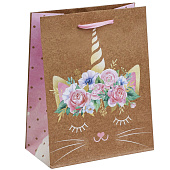 Пакет крафтовый вертикальный «Мяу», MS 18 х 23 х 10 см, 3747795 Пакет крафтовый вертикальный «Мяу», MS 18 х 23 х 10 см, 3747795