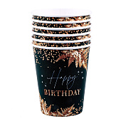 Набор бумажной посуды Happy Birthday, цвет зеленый, 6 тарелок, 6 стаканов, гирлянда 7674833 Набор бумажной посуды Happy Birthday, цвет зеленый, 6 тарелок, 6 стаканов, гирлянда 7674833