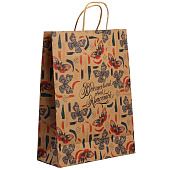 Пакет крафтовый Вдохновляй, 31х40х11.5 см, 9590670 Пакет крафтовый Вдохновляй, 31х40х11.5 см, 9590670