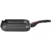 Сковорода-гриль 728220 с антипригарным покрытием и съёмной ручкой, 26х26 см, NADOBA, серия VILMA Сковорода-гриль 728220 с антипригарным покрытием и съёмной ручкой, 26х26 см, NADOBA, серия VILMA