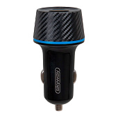 Зарядное устройство (адаптер) 12/24V 38W USB (QC 3.0) Type-C (PD) SKYWAY черный