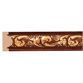 COL157-1084 Молдинг, цвет рыжий с золотом (30х14х2400)/40 COL157-1084 Молдинг, цвет рыжий с золотом (30х14х2400)/40