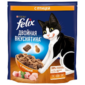 Сухой корм FELIX Двойная Вкуснятина с птицей 600г