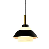 Люстра подвесная 40Вт Е27 G51255/1BK+AB BK /Gerhort