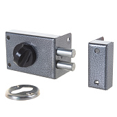 Замок накладной ЗН-1 2Р (серебро) Омега Замок накладной ЗН-1 2Р (серебро) Омега