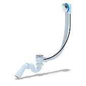 Сифон для ванны 1 1/2" полуавтомат хром ВИР ЕМ411/657 Сифон для ванны 1 1/2" полуавтомат хром ВИР ЕМ411/657