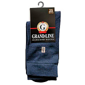  Мужские носки Grand Line M-132, темно-синий, р. 25 