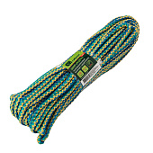  Шнур вязаный полипропиленовый с сердечником, разноцветный, 6 мм, L 20 м, Россия// Сибртех 