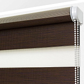 Рулонная штора ДЕНЬ-НОЧЬ 100х160 Какао Рулонная штора ДЕНЬ-НОЧЬ 100х160 Какао