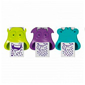  Ластик Maped LITTLE MONSTER декорированный в пластиковом футляре, ассорти, в блистере, 127710 