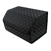 Органайзер в багажник экокожа 30х30х50см черный/белый Органайзер в багажник экокожа 30х30х50см черный/белый