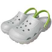 Сабо мужские "Ола", арт. СБ-503, дымчато-серый/салатовый, 43 Сабо мужские "Ола", арт. СБ-503, дымчато-серый/салатовый, 43