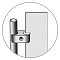  Соединитель труба-панель параллельно хром "Element" 