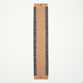  Когтеточка "Пижон", ДВП, ковролин, 50 х 10 см, серая 10536904 