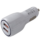  USB автомобильное зарядное устройство AVS 2 порта UC-123 Quick Charge (2,4А) 