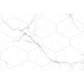 Декор 40х27 Vega grey белый геометрия V9VG3205TG /Global Tile