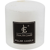 Свеча интерьерная Пеньковая, d7см h7см Цвет: белый Свеча интерьерная Пеньковая, d7см h7см Цвет: белый