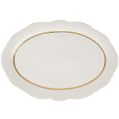  Блюдо "White chic" 35,5х24,4см (фарфор) 970021 