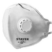  Плоская полумаска фильтрующая STAYER FV-80 FFP1 с клапаном 
