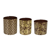 Набор бумажных форм для выпечки куличей "Пасхальный", 3 шт, дизайн в ассортименте MARMITON /60 17654 Набор бумажных форм для выпечки куличей "Пасхальный", 3 шт, дизайн в ассортименте MARMITON /60 17654