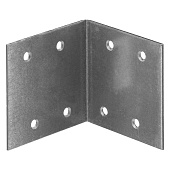  Уголок мебельный широкий 60х60х60x1,5мм, цинк 