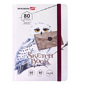 Скетчбук А5 80л Brauberg Art Debut, Хогвартс, белая бумага 80г/м, 145х203 мм, 114581 Скетчбук А5 80л Brauberg Art Debut, Хогвартс, белая бумага 80г/м, 145х203 мм, 114581