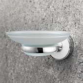 Мыльница стеклянная с держателем Либретто белый /102311 Zenfort Мыльница стеклянная с держателем Либретто белый /102311 Zenfort