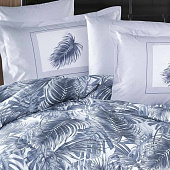  Комплект постельного белья Clasy PUMA LACIVERT V1, евро, ранфорс 