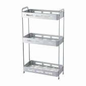  Полка настенная 3-ярусная TA-3540A3 серебро /101206 Zenfort 