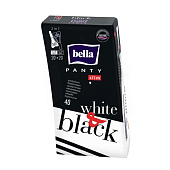 Гигиенические прокладки Bella Panty Slim черно-белые 40шт Гигиенические прокладки Bella Panty Slim черно-белые 40шт