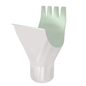 Воронка желоба 125/90 Optima, Белый Ral:9003 Воронка желоба 125/90 Optima, Белый Ral:9003