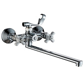 Смеситель для ванны Blanes с 2-мя рукоятками с длинным изливом G324910 1/10 Gota Rocio Смеситель для ванны Blanes с 2-мя рукоятками с длинным изливом G324910 1/10 Gota Rocio