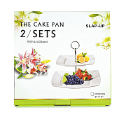  Блюдо 2-х ярусное "Маршмеллоу" фарфор, 530163 